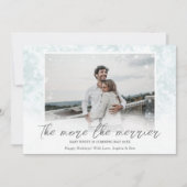 Plus la Faire-part de grossesse est joyeuse (Devant)