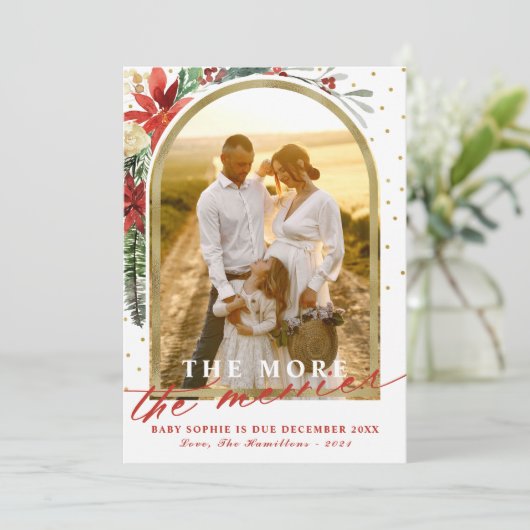 Plus La Faire-part De Grossesse Est Merrier (Debout devant)