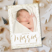 Plus la Faire-part de naissance de Noël est joyeus