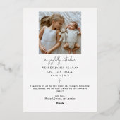 Plus La Faire-part de naissance De Vacances Est Me (Verso)