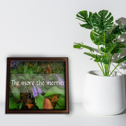 Plus la sagesse plus joyeuse dit affiche