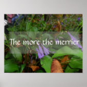 Plus la sagesse plus joyeuse dit affiche (Devant)