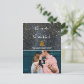 Plus Le Merrier annonce la carte de Noël de grosse (Debout devant)