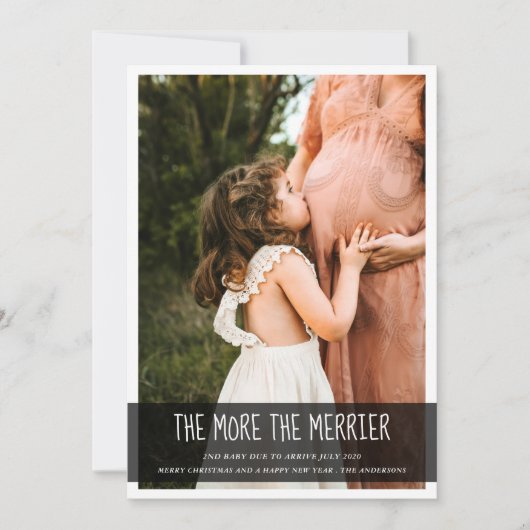 Plus Le Merrier Baby Faire-part de naissance | Pho (Devant)