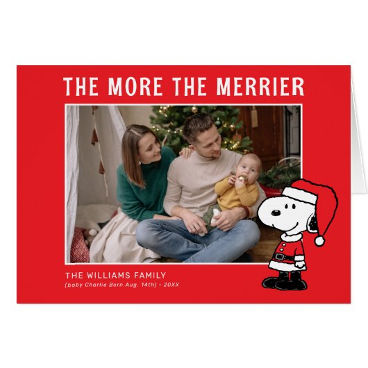 Plus Le Merrier Est Merrier | Snoopy Noël Nouveau  (Devant horizontal)