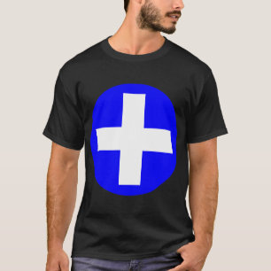Plus Log in wit met blauw T-shirt