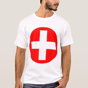 Plus Log in wit met rood T-shirt
