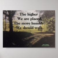 PLUS NOUS SOMMES PLUS HAUTS, PLACÉS CICERO POSTER