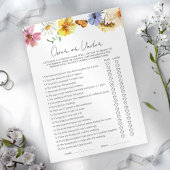 Plus Ou Moins | Carte de jeu de Fête des mariées B