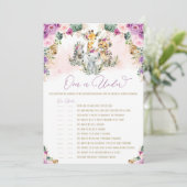 Plus ou moins Safari Animaux Baby shower Carte de  (Debout devant)