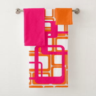 Plus Ouvert Mid-Century Moderne Rectangles Serviet