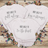 "Plus Probable Pour" T-shirt de Fête de Bacheloret