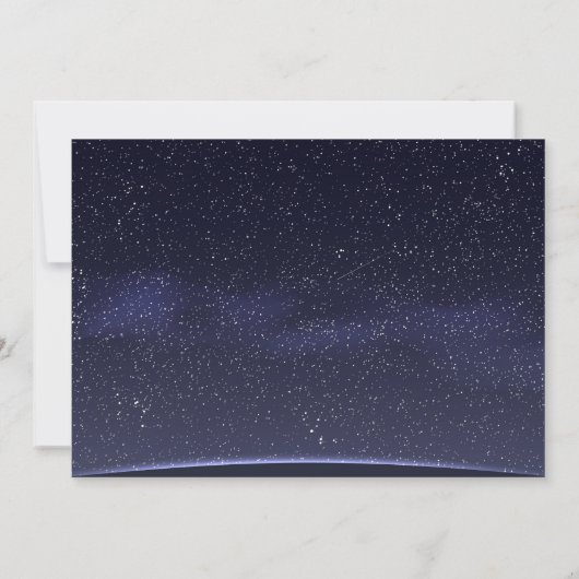 Plus Que Toutes Les Étoiles - Faire-part de mariag (Dos)