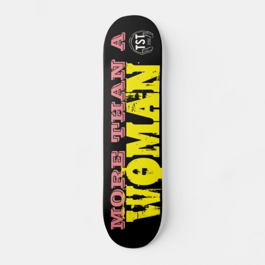 PLUS QU'UN Skateboard FEMME (Recto)