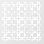 Plus reliëfpatroon op het oppervlak raamsticker (Vel)