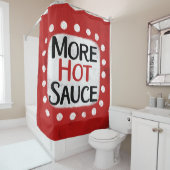 Plus rideau de douche à sauce chaude (En situation)