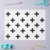 Plus Sign Print Moderne Weefselpapier Tissuepapier (Craft)