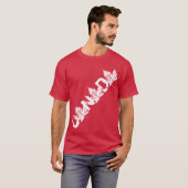 Plus Size Canada Shirt Persoonlijke retro T-shirts (Voorkant volledig)