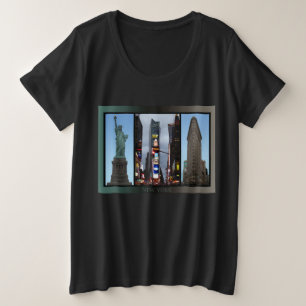 Plus Size New York Souvenir T-shirt - Aanpasbaar
