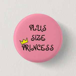 Plus Size Princess Ronde Button 3,2 Cm