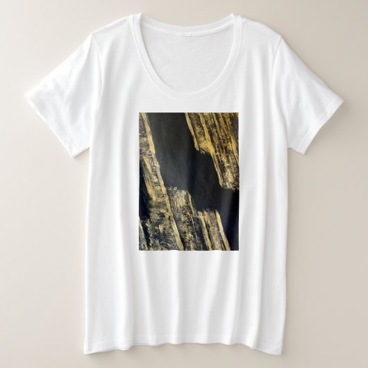 Plus size t-shirt van dalDesignNZ (Design voorkant)