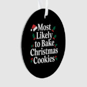 Plus susceptible de préparer des biscuits de Noël  (devant)