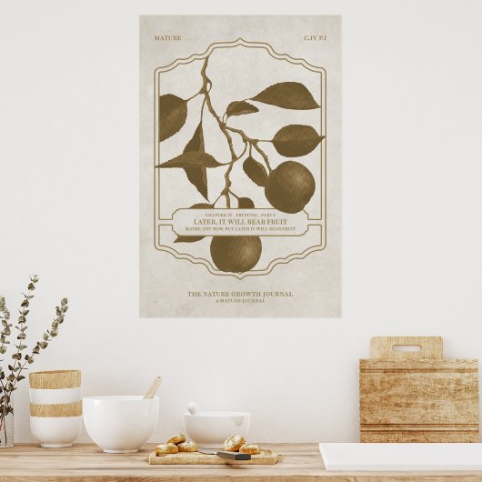 PLUS TARD, IL PORTERA UN POSTER FRUIT V3 (Cuisine)