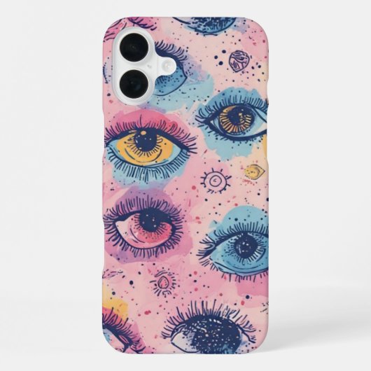 Plus Third Eye Bloom - Coque pour iPhone 16 (Verso)