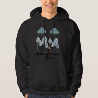 "Plus triste, puis un squonk sous la pluie" sweat 