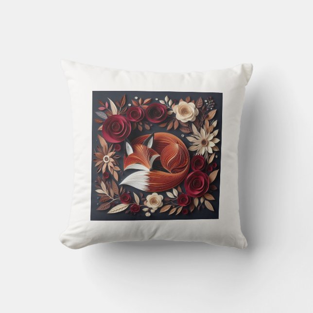 "Plush Comfort: Premium Polyester Sierkussen (Voorkant)