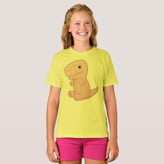 Plush Cute T-Rex T-shirt (Voorkant volledig)