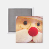 Plush Santa Claus Magnet Magneet (Voorkant / Achterkant)