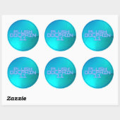 Plushdolfijn11 Ronde Sticker (Vel)