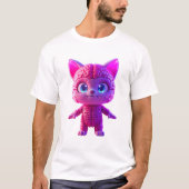 Plushie Cyberpunk Cat T-Shirt (Devant)