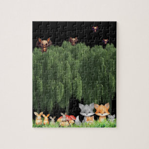 plusieurs animaux différents famille Puzzle
