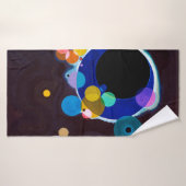 Plusieurs cercles, Wassily Kandinsky (Serviette de bain)
