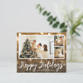 Plusieurs photos Happy Holidays Cartes de budget (Debout devant)