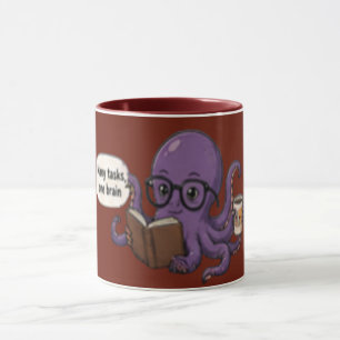 Plusieurs tâches, un cerveau – Tasse de café drôle