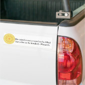 Plutarch quote leraar onderwijs bumpersticker (Op Truck)