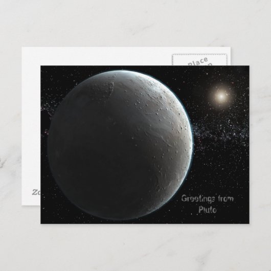 Pluto Briefkaart (Voorkant / Achterkant)