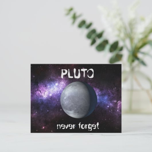 Pluto Briefkaart (Staand voorkant)
