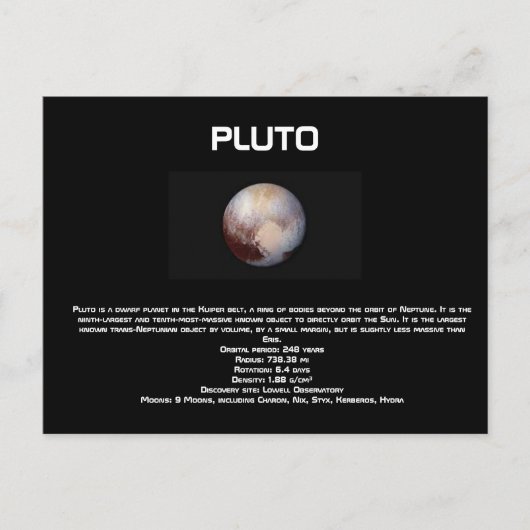 Pluto-Briefkaart Briefkaart (Voorkant)