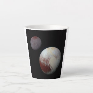 Pluto & Charon 9de of Dwergplaneet Zonnestelsel Latte Mok