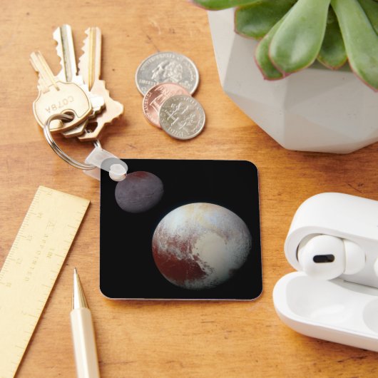 Pluto & Charon 9e of Dwergplaneet Zonnestelsel Sleutelhanger (Bureau)