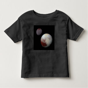 Pluto & Charon 9th of Dwarf Planet Zonnestelsel Kinder Shirts
