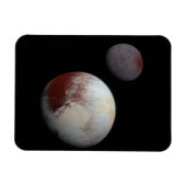 Pluto & Charon 9th of Dwarf Planet Zonnestelsel Magneet (Horizontaal)