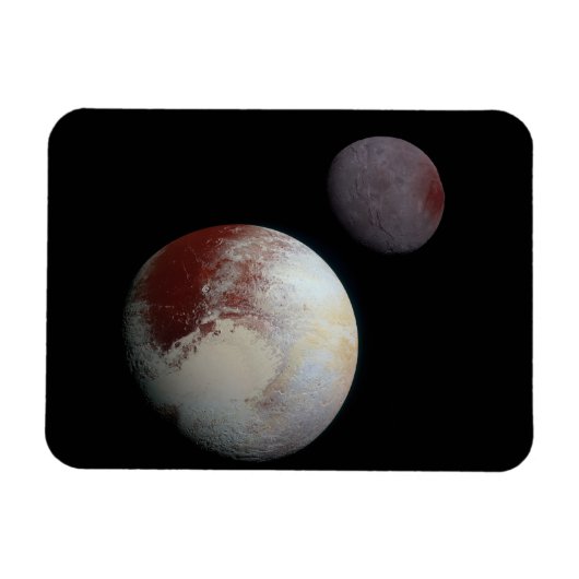 Pluto & Charon 9th of Dwarf Planet Zonnestelsel Magneet (Horizontaal)