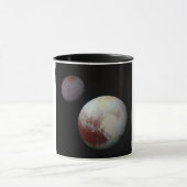Pluto & Charon 9th of Dwarf Planet Zonnestelsel Mok (Midden)