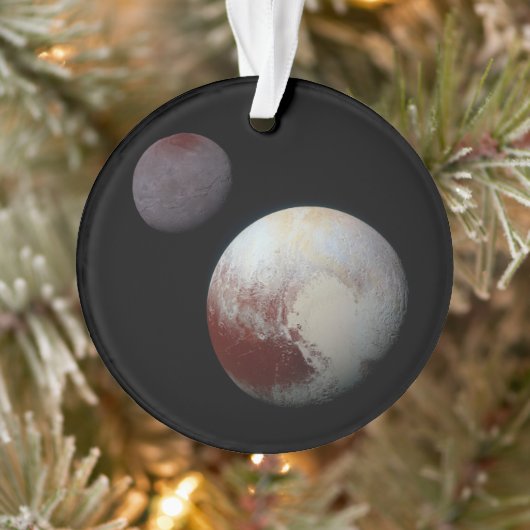 Pluto & Charon 9th of Dwarf Planet Zonnestelsel Ornament (Boom)