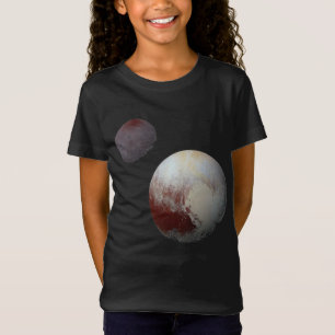 Pluto & Charon 9th of Dwarf Planet Zonnestelsel T-shirt